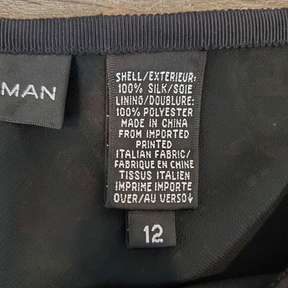 Dana Buchman Y2K Floral Silk Skirt 12 Midi Flowy Whimsigoth Fairy Grunge - Picture 9 of 10